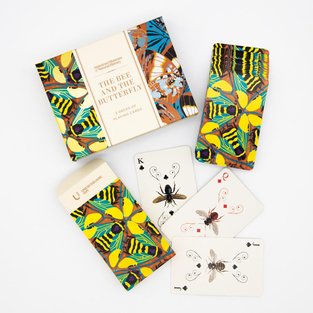 The Bee and the Butterfly Playing Cards - detalhe das cartas
