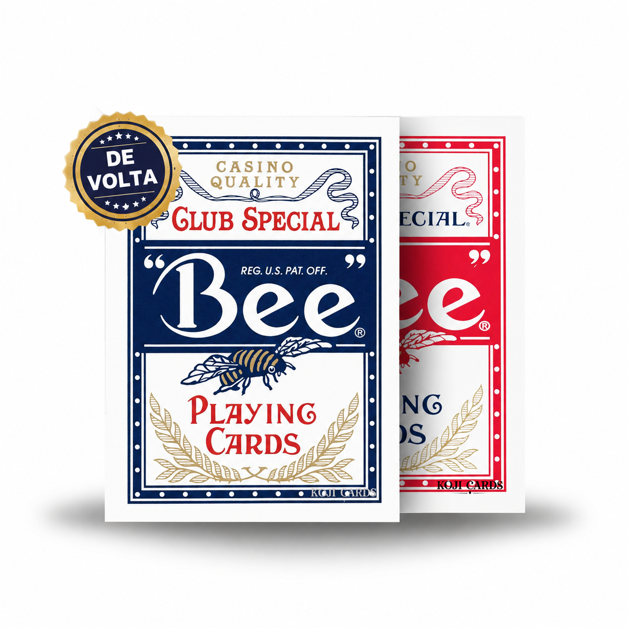 Baralho Bee Standard azul e vermelho – foto principal